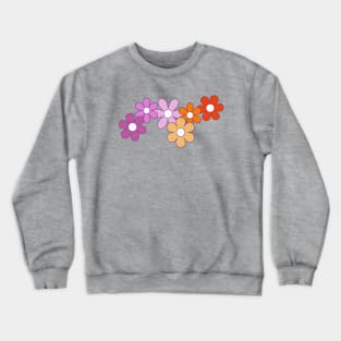 Daisy Lesbian Pride Crewneck Sweatshirt